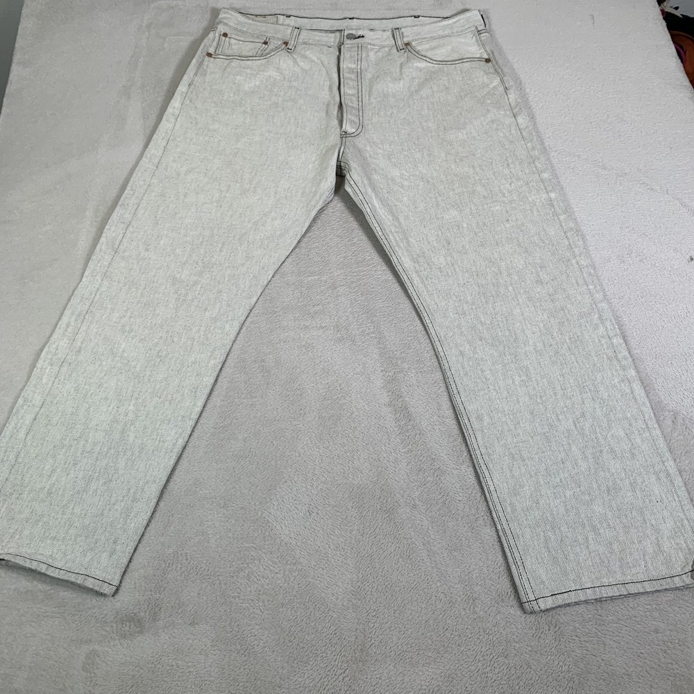 Vintage Levis 501XX Jeans Mens 40x30 (Tag 42x32) Gray Straight Cotton Button Fly
